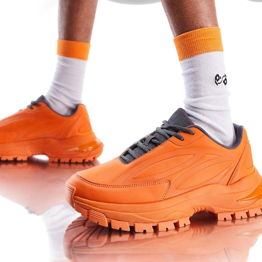 ASOS chunky design in orange.